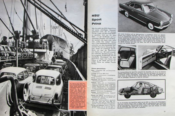 "Unser Prinz" NSU Factorymagazine 1962 (10179)